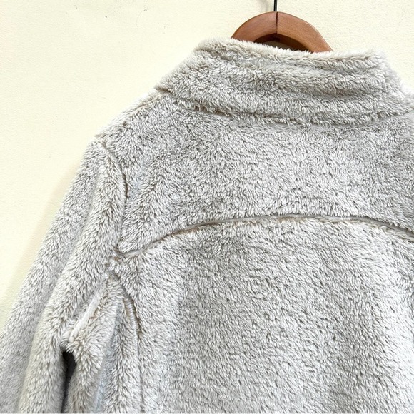 St John's Bay Active Short Pile Faux Fur Fleece Moto Pullover Sweater, Size M - Picture 9 of 15